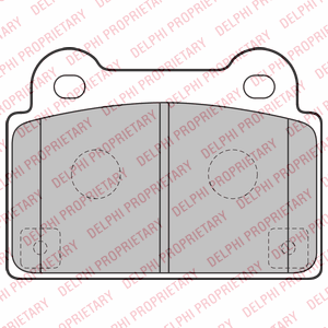 Kit de plaquettes de frein, frein à disque