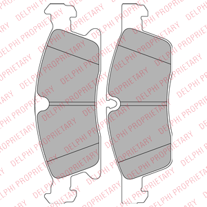 Kit de plaquettes de frein, frein à disque