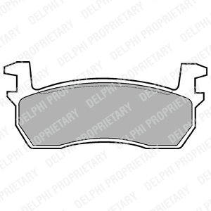 Kit de plaquettes de frein, frein à disque