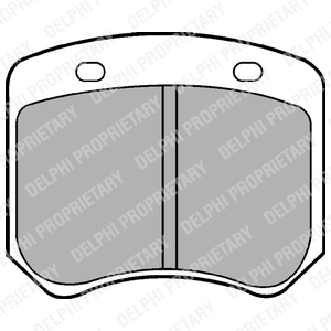 Kit de plaquettes de frein, frein à disque