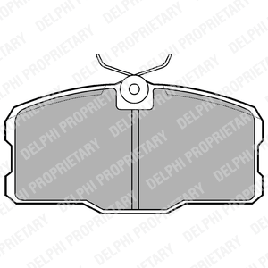Kit de plaquettes de frein, frein à disque