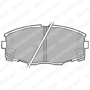 Kit de plaquettes de frein, frein à disque