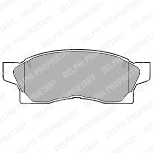 Kit de plaquettes de frein, frein à disque