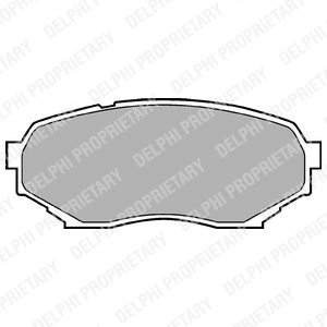 Kit de plaquettes de frein, frein à disque