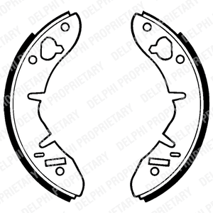 Jeu de mâchoires de frein