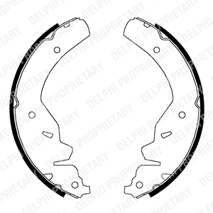 Jeu de mâchoires de frein