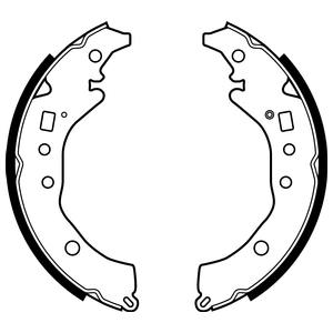 Jeu de mâchoires de frein