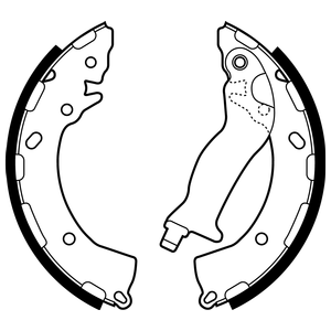 Jeu de mâchoires de frein