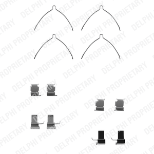 Kit d'accessoires, plaquette de frein à disque