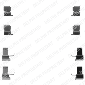 Kit d'accessoires, plaquette de frein à disque