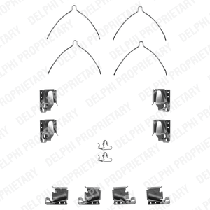 Kit d'accessoires, plaquette de frein à disque