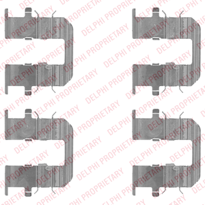 Kit d'accessoires, plaquette de frein à disque