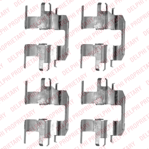 Kit d'accessoires, plaquette de frein à disque