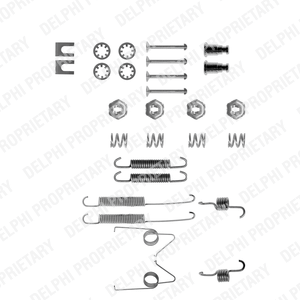 Kit d'accessoires, mâchoire de frein