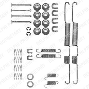 Kit d'accessoires, mâchoire de frein