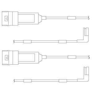 Kit de contact avertisseur, usure des plaquettes de freins