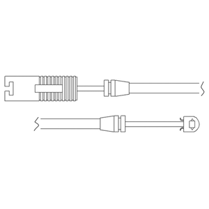 Kit de contact avertisseur, usure des plaquettes de freins