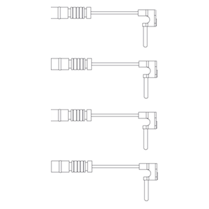 Kit de contact avertisseur, usure des plaquettes de freins