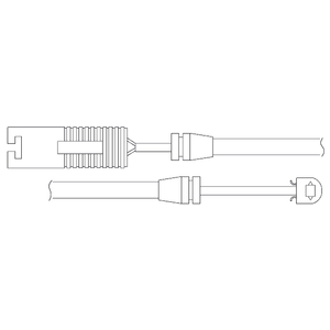 Kit de contact avertisseur, usure des plaquettes de freins