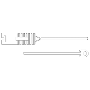 Kit de contact avertisseur, usure des plaquettes de freins