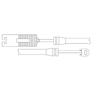 Kit de contact avertisseur, usure des plaquettes de freins