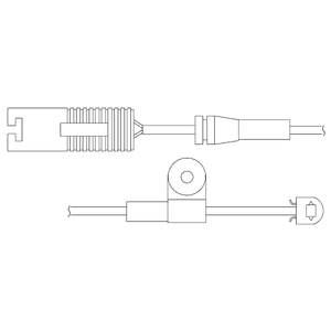 Kit de contact avertisseur, usure des plaquettes de freins