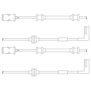 Kit de contact avertisseur, usure des plaquettes de freins