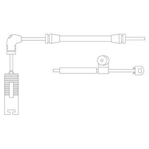 Kit de contact avertisseur, usure des plaquettes de freins