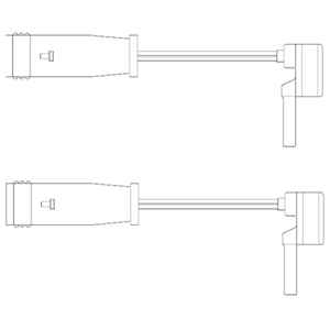 Kit de contact avertisseur, usure des plaquettes de freins