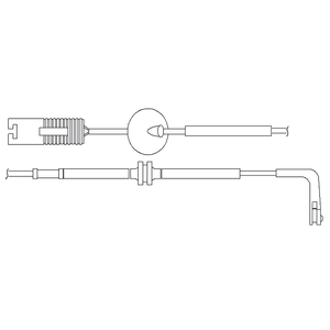 Kit de contact avertisseur, usure des plaquettes de freins