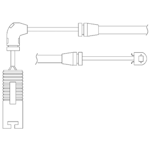 Kit de contact avertisseur, usure des plaquettes de freins