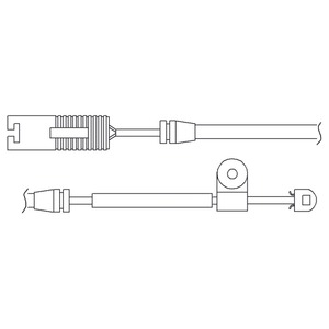 Kit de contact avertisseur, usure des plaquettes de freins