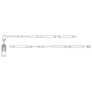 Kit de contact avertisseur, usure des plaquettes de freins