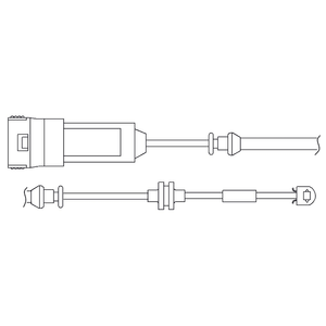 Kit de contact avertisseur, usure des plaquettes de freins