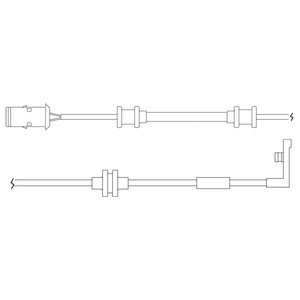 Kit de contact avertisseur, usure des plaquettes de freins