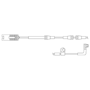 Kit de contact avertisseur, usure des plaquettes de freins