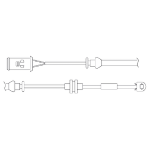 Kit de contact avertisseur, usure des plaquettes de freins