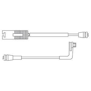 Kit de contact avertisseur, usure des plaquettes de freins