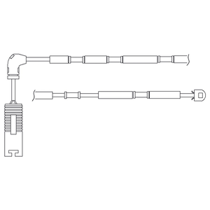 Kit de contact avertisseur, usure des plaquettes de freins