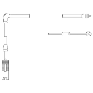 Kit de contact avertisseur, usure des plaquettes de freins