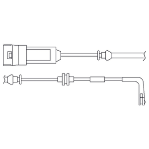 Kit de contact avertisseur, usure des plaquettes de freins