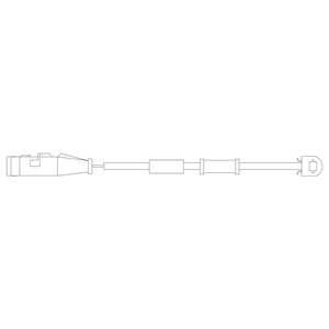 Kit de contact avertisseur, usure des plaquettes de freins