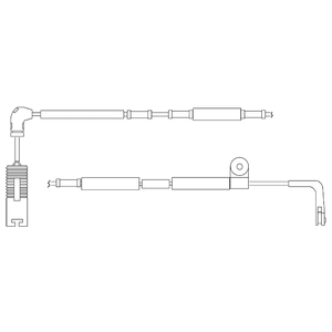 Kit de contact avertisseur, usure des plaquettes de freins