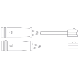 Kit de contact avertisseur, usure des plaquettes de freins