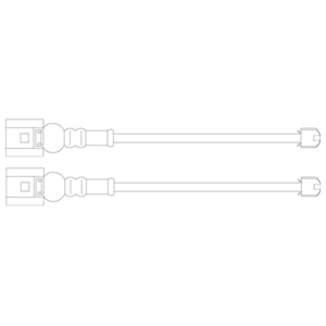 Kit de contact avertisseur, usure des plaquettes de freins