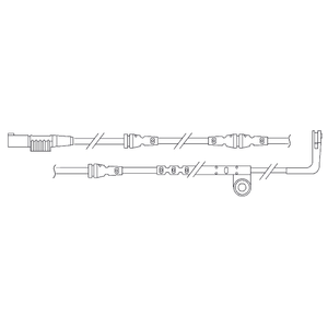 Kit de contact avertisseur, usure des plaquettes de freins