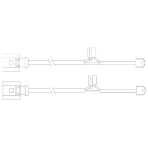 Kit de contact avertisseur, usure des plaquettes de freins