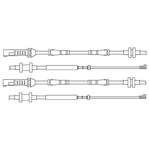 Kit de contact avertisseur, usure des plaquettes de freins