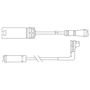 Kit de contact avertisseur, usure des plaquettes de freins