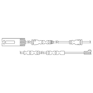 Kit de contact avertisseur, usure des plaquettes de freins